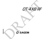 Sagem OT 4X8 RF Manual