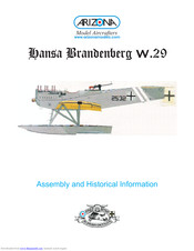 Arizona Hansa Brandenberg W.29 Assembly And Historical Information