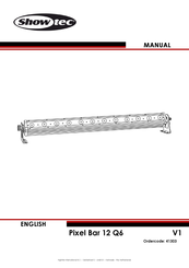SHOWTEC Pixel Bar 12 Q6 Manual
