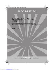 Dynex DX-M1113 - Hands-Free Wireless Microphone User Manual
