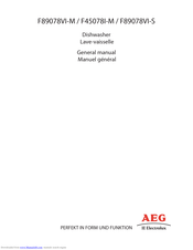 AEG F45078I-M General Manual