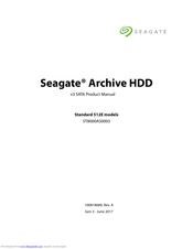 Seagate ST8000VX002 Product Manual