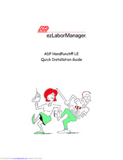 ADP HandPunch Quick Installation Manual