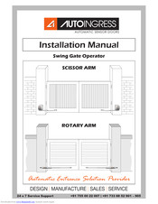 Auto Ingress SCISSOR ARM Installation Manual