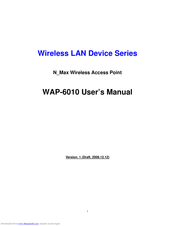 Digital Data Communications WAP-6010 User Manual