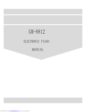 Kaino GM-8812 Manual