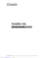 Giada N30M-VA User Manual