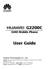 Huawei G2200C User Manual