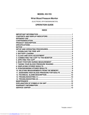 Andon KD-723 Operation Manual