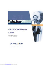 Proxim orinoco series User Manual