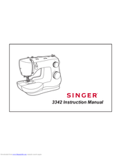 Singer 3342 Instruction Manual