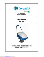 FIORENTINI 650 Operating Instructions And Maintenance Manual