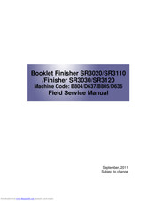Ricoh SR3020 Field Service Manual
