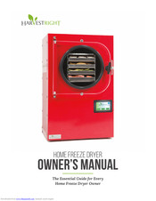 harvest right freeze dryer maintenance