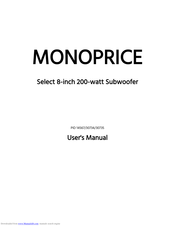 Monoprice 14567 User Manual