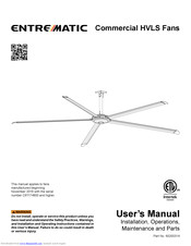 Entre Matic HVLS series User Manual