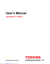 Toshiba dynadock WiAC User Manual