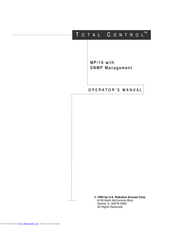 Total Control MP/16 Operator's Manual