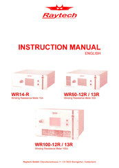 Raytech WR50-12R Instruction Manual
