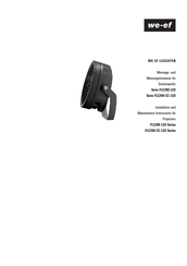 We-ef FLC230-CC Installation And Maintenance Instructions Manual