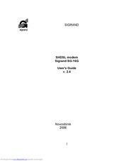 SIGRAND SG-16G User Manual
