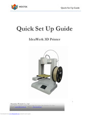 weistek IdeaWerk Quick Setup Manual