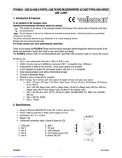 Velleman PCUSB16 Manual