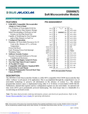 Maxim Integrated DS5000-32-16 User Manual