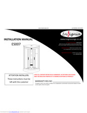 Insignia ES007 Installation Manual