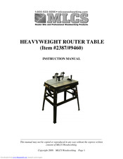 MLCS 9460 Instruction Manual