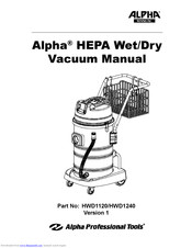 Alpha Professional Tools HWD2240 Manual