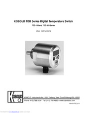 Kobold TDD-153 series User Instructions