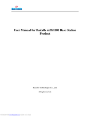 Baicells mBS1100 User Manual
