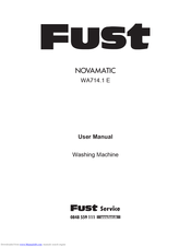 FUST NOVAMATIC WA714.1 E User Manual