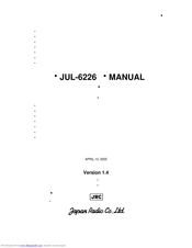 JRC JUL-6226 User Manual