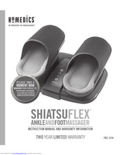 HoMedics SHIATSUFLEX Manual