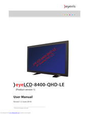 Eyevis eyeLCD-9800-QHD-LD User Manual