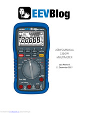 EEVBlog 121GW User Manual