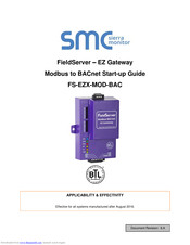 Sierra Monitor Corporation FS-EZX-MOD-BAC Startup Manual