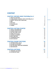 MWg Zinc II User Manual