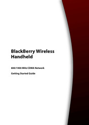 Blackberry R6120CN Getting Started Manual