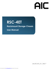 AIC RSC-2ETS User Manual