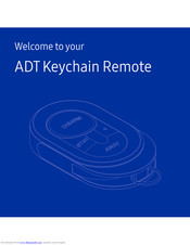 SmartThings ADT Keychain Remote Setup Manual