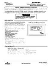 White Rodgers F145RF-1328 Installation Instructions