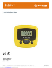 Flowline PodView LI40 Series Quick Start Quide