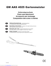 IKRA Mogatec Gartenmeister GM AAS 4025 Operating Instructions Manual