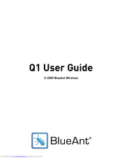 Blueant Q1 User Manual