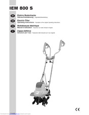 IKRA Mogatec IEM 800 S Operating Instructions Manual