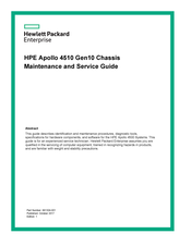 HP Apollo 4510 Gen10 Maintenance And Service Manual