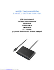 i-tec C31DTPDHUB3 User Manual